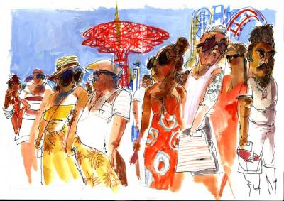 ‘Craving the Coney Island Boardwalk’ by Melanie Reim on View Through A… 이미지